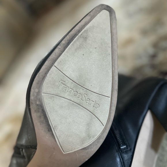 Franco Sarto Women’s Sandria Bootie Ankle Black Leather Size 9.5 - Picture 17 of 17